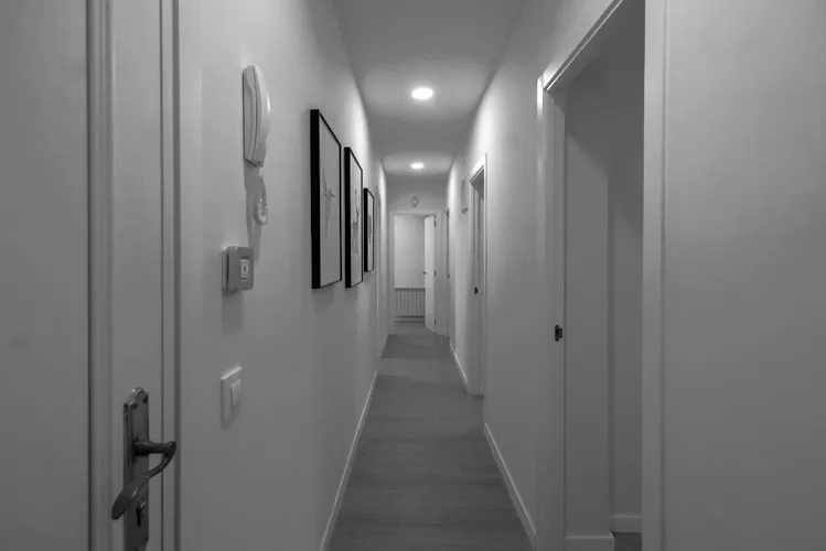 Foto de pasillo en un piso en alquiler