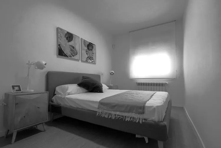Foto de dormitorio en un piso en alquiler
