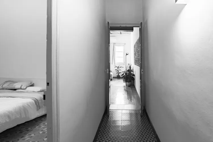 Foto de pasillo en un piso en alquiler