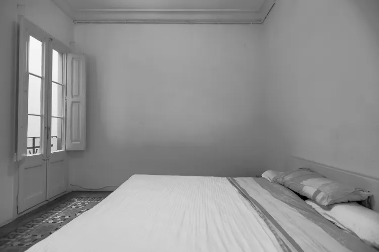 Foto de dormitorio en un piso en alquiler