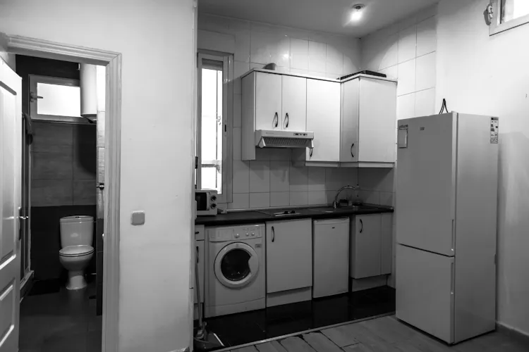Foto de cocina en un piso en alquiler
