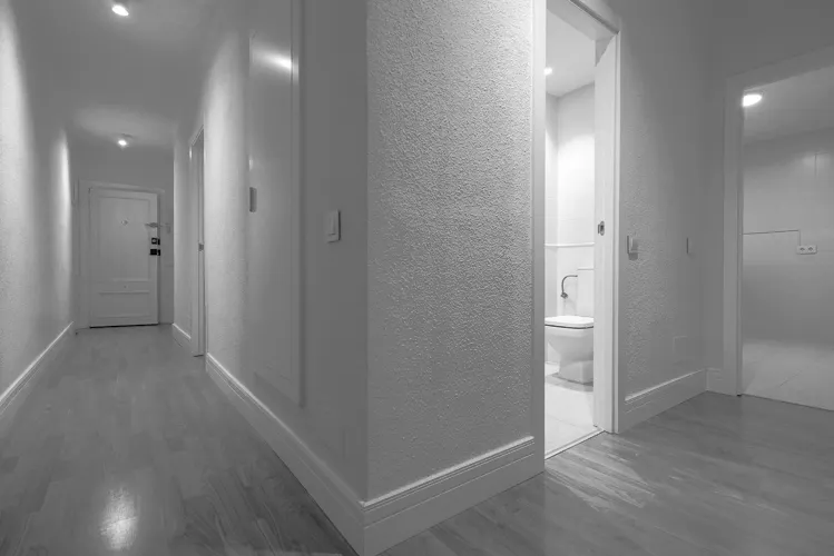 Foto de pasillo en un piso en alquiler