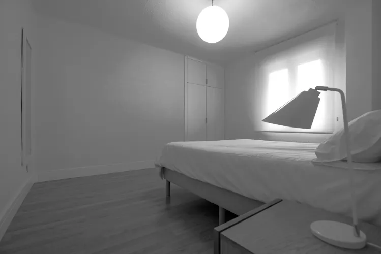 Foto de dormitorio en un piso en alquiler