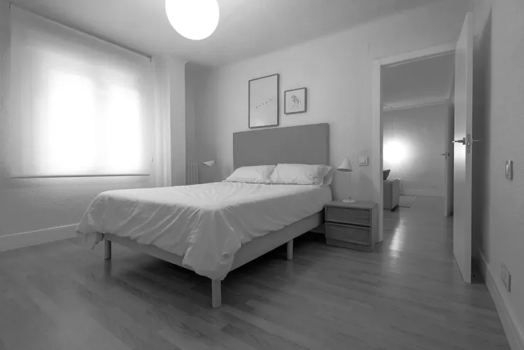 Foto de dormitorio en un piso en alquiler