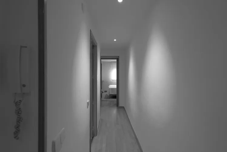 Foto de pasillo en un piso en alquiler