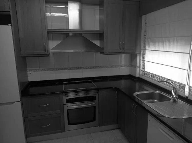 Foto de cocina en un piso en alquiler