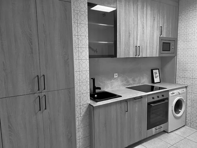 Foto de cocina en un piso en alquiler