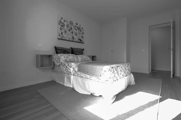 Foto de dormitorio en un piso en alquiler