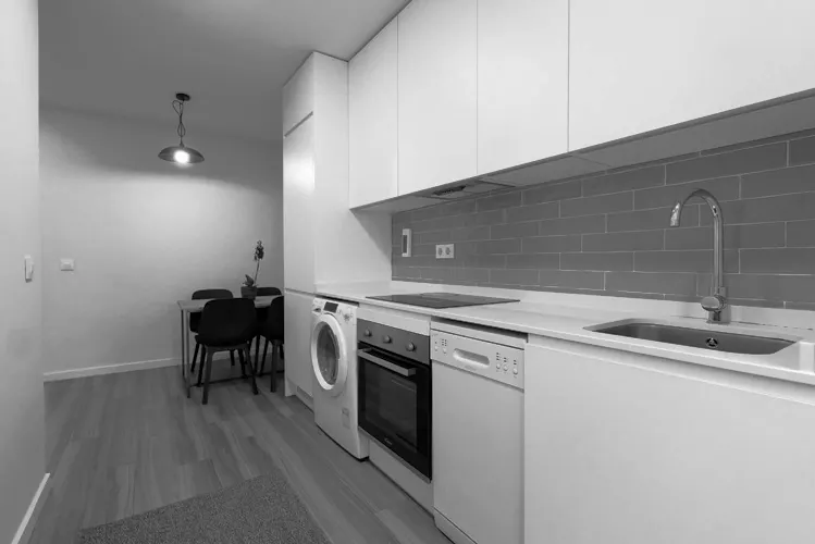 Foto de cocina en un piso en alquiler