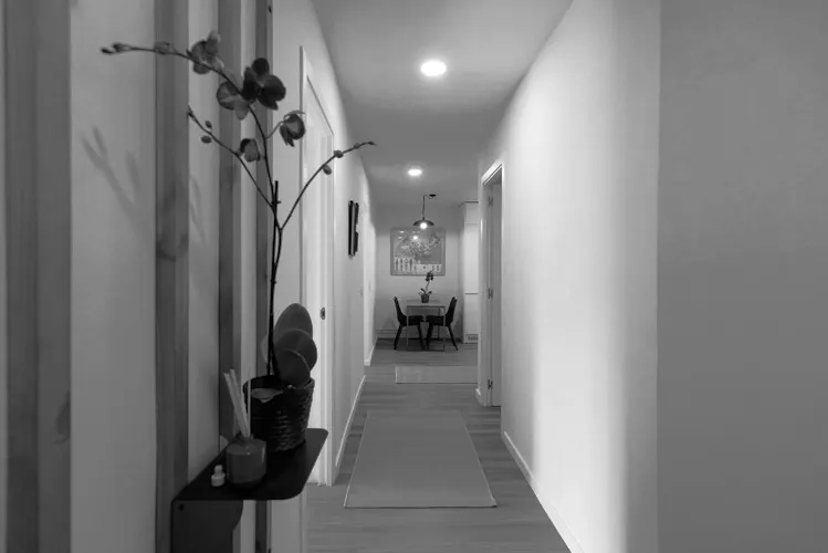 Foto de pasillo en un piso en alquiler