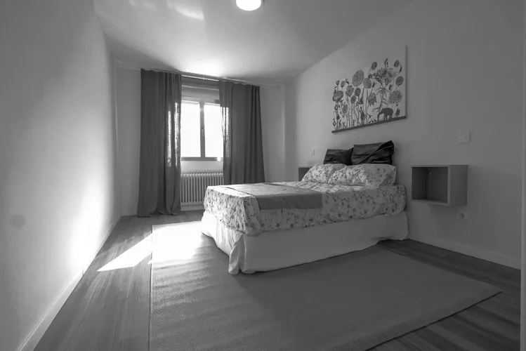 Foto de dormitorio en un piso en alquiler
