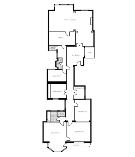 Foto de plano en un piso en alquiler