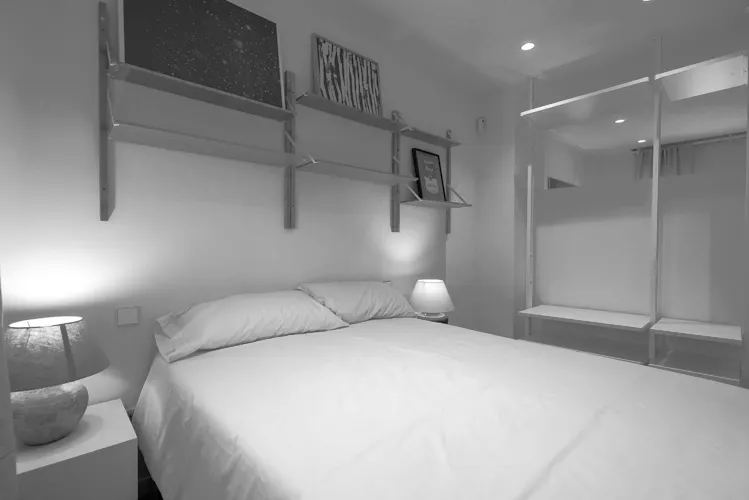 Foto de dormitorio en un piso en alquiler