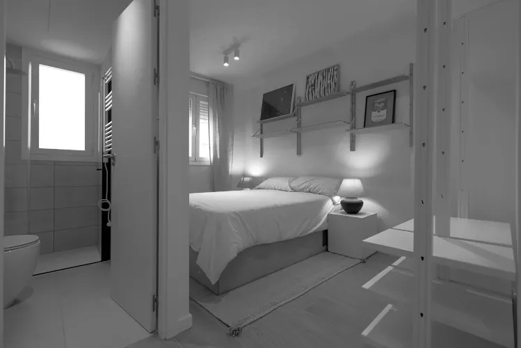 Foto de dormitorio en un piso en alquiler