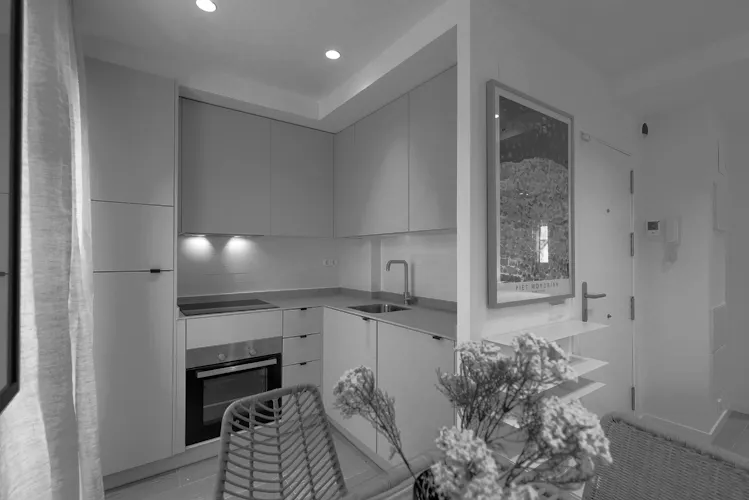Foto de cocina en un piso en alquiler