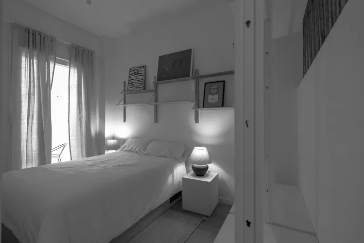 Foto de dormitorio en un piso en alquiler