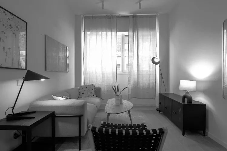 Foto de salón en un piso en alquiler