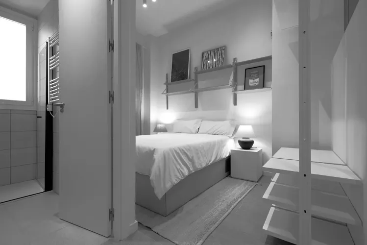 Foto de dormitorio en un piso en alquiler