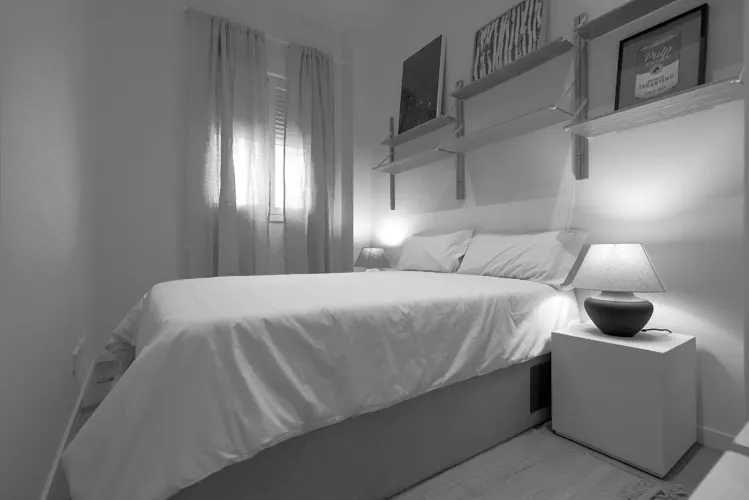 Foto de dormitorio en un piso en alquiler