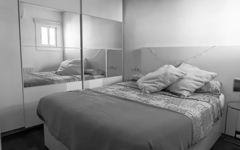 Foto de dormitorio en un piso en alquiler