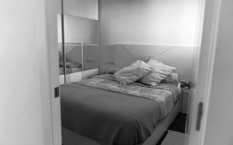 Foto de dormitorio en un piso en alquiler