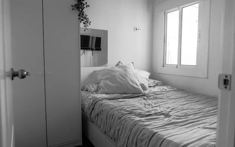 Foto de dormitorio en un piso en alquiler