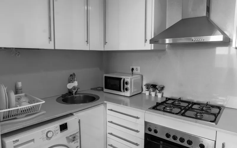 Foto de cocina en un piso en alquiler