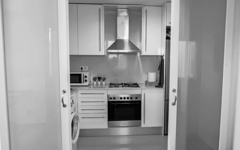 Foto de cocina en un piso en alquiler