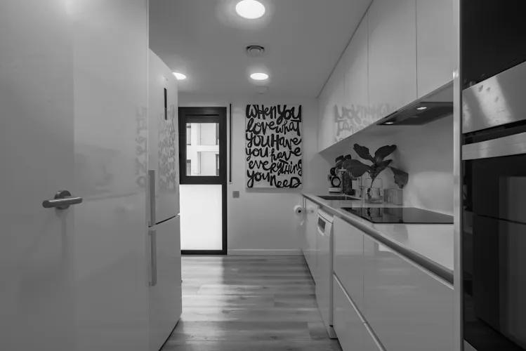 Foto de cocina en un piso en alquiler