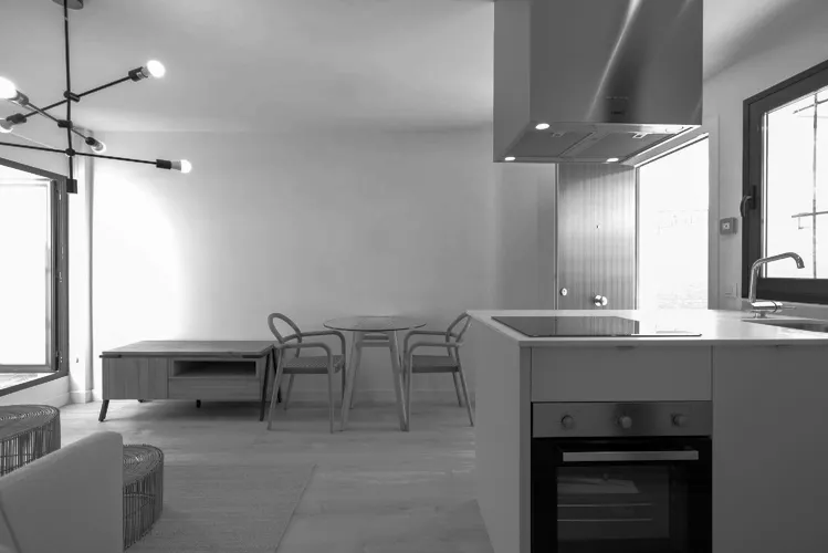 Foto de cocina en un piso en alquiler