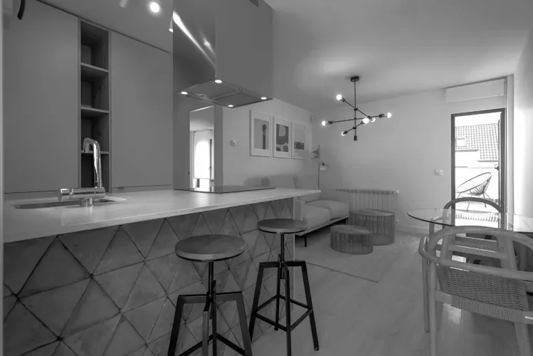 Foto de cocina en un piso en alquiler