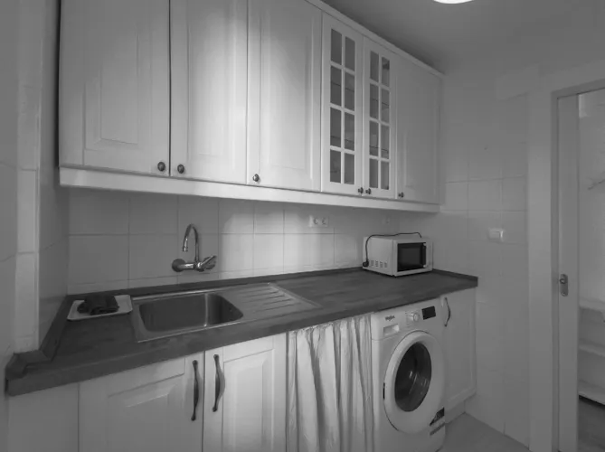 Foto de cocina en un piso en alquiler