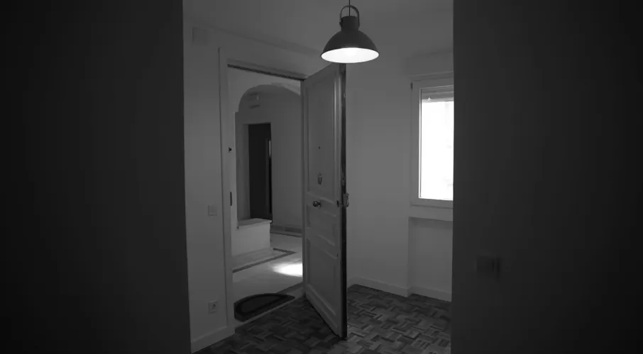 Foto de pasillo en un piso en alquiler