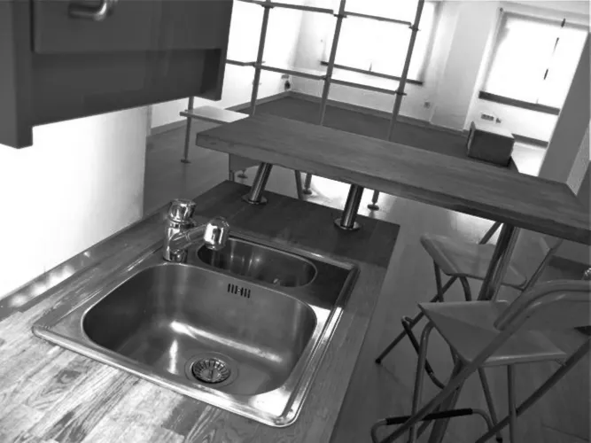 Foto de cocina en un piso en alquiler