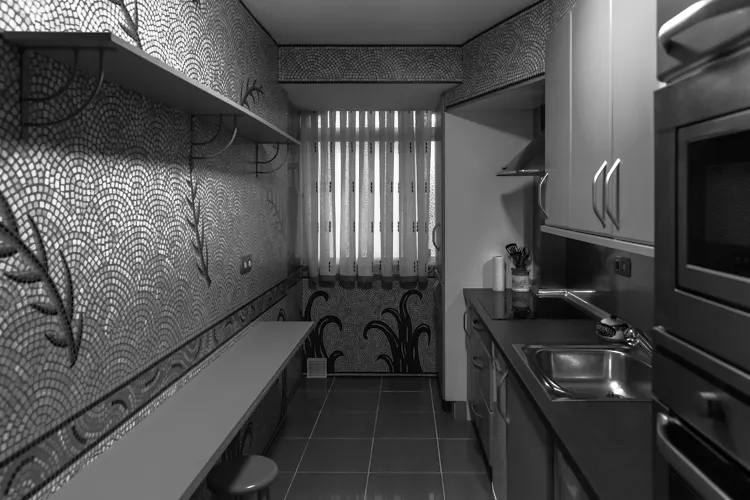 Foto de cocina en un piso en alquiler