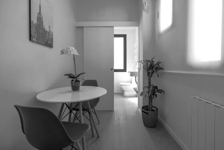 Foto de pasillo en un piso en alquiler