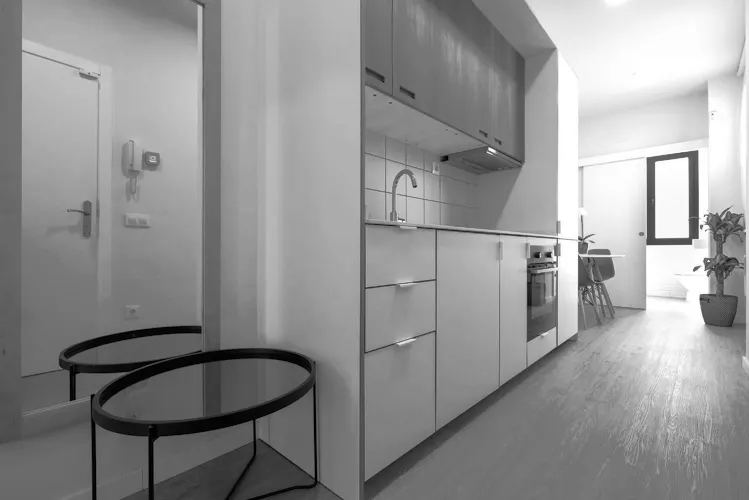 Foto de cocina en un piso en alquiler