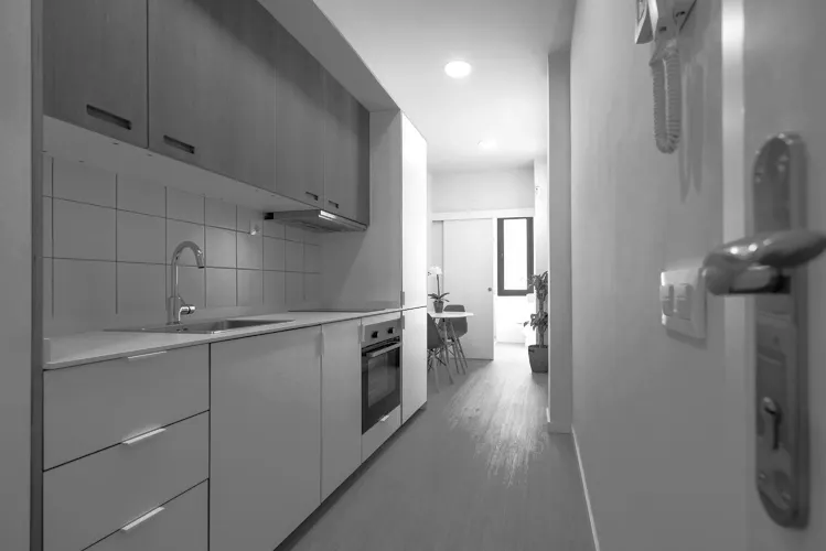 Foto de cocina en un piso en alquiler