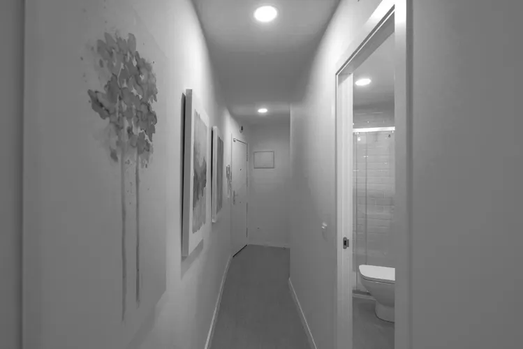 Foto de pasillo en un piso en alquiler