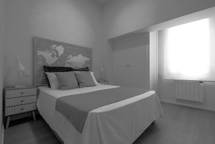 Foto de dormitorio en un piso en alquiler