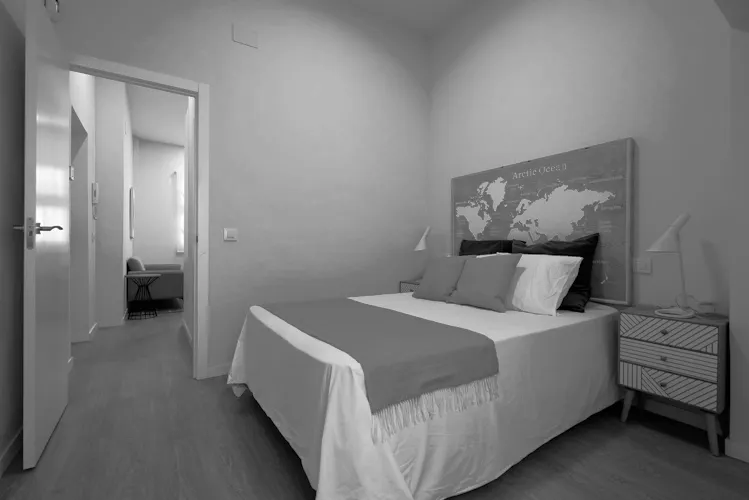 Foto de dormitorio en un piso en alquiler