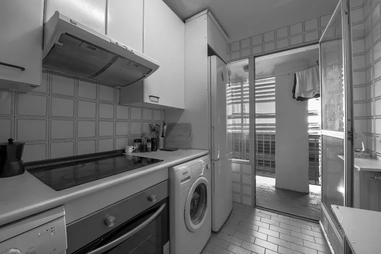 Foto de cocina en un piso en alquiler