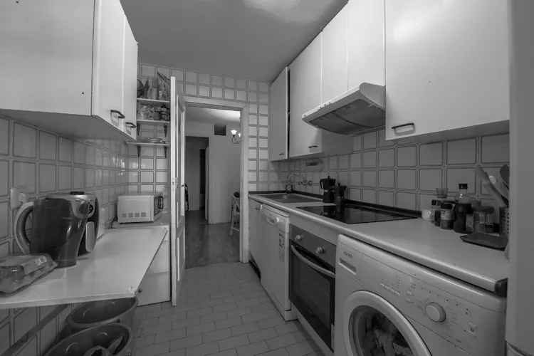 Foto de cocina en un piso en alquiler
