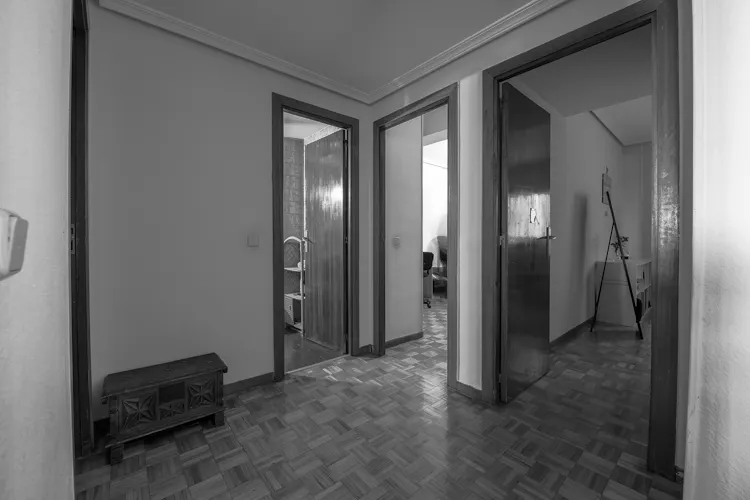 Foto de pasillo en un piso en alquiler