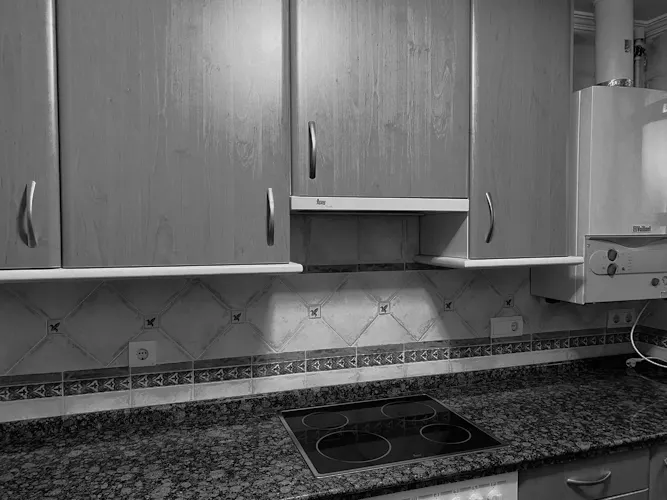 Foto de cocina en un piso en alquiler