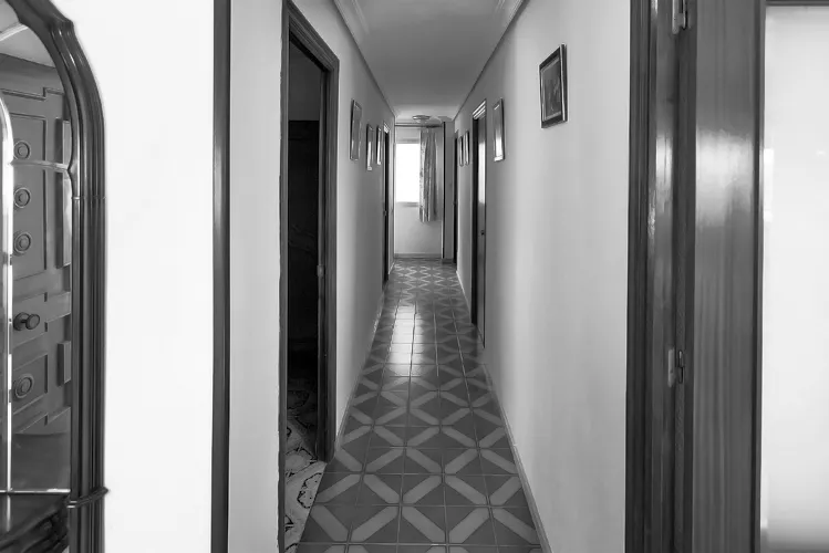 Foto de pasillo en un piso en alquiler