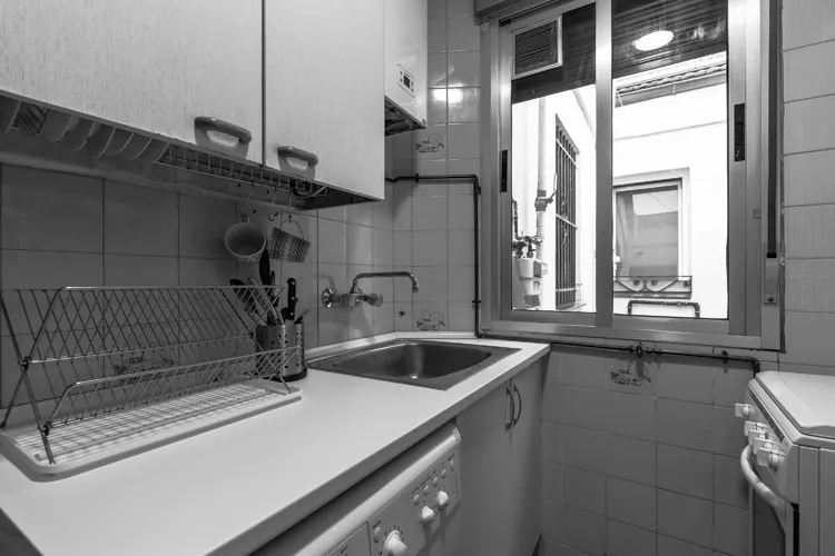 Foto de cocina en un piso en alquiler
