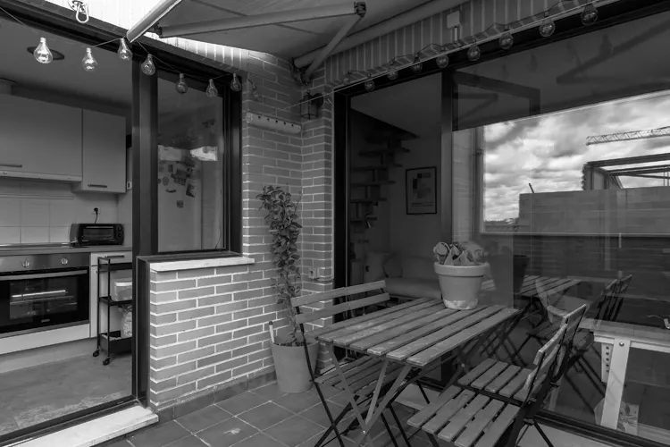Foto de terraza en un piso en alquiler