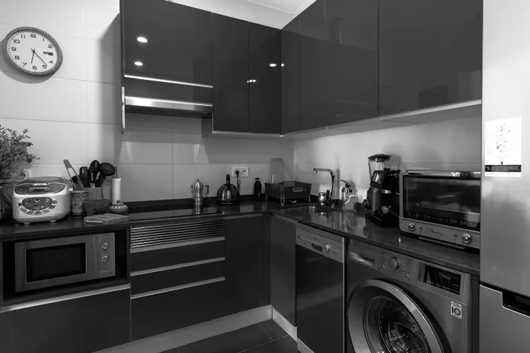 Foto de cocina en un piso en alquiler