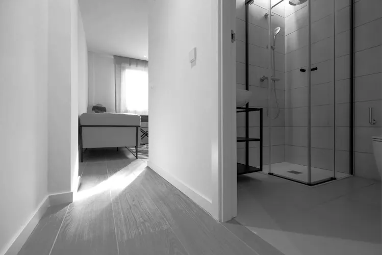 Foto de pasillo en un piso en alquiler